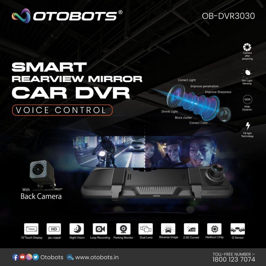 Otobots OB-DVR3030 smart rearview mirror DVR