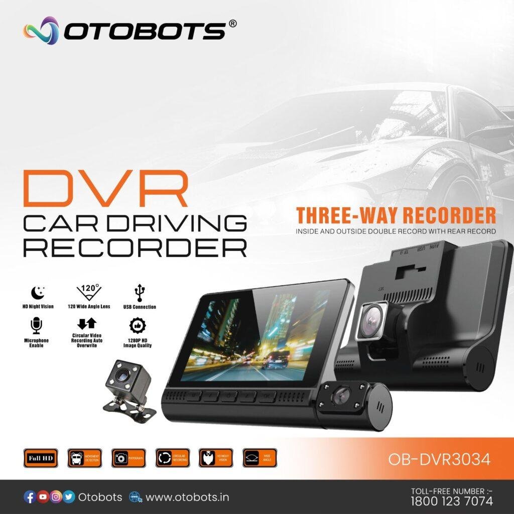 OTOBOTS three-way car recorder with night vision