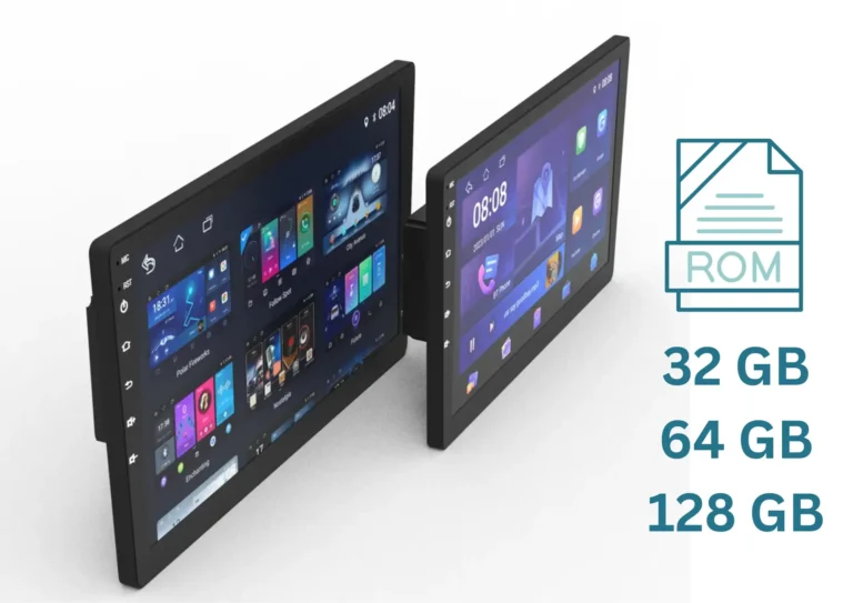 CAR ANDROID PLAYERS WITH ROM STORAGE MENTIONED